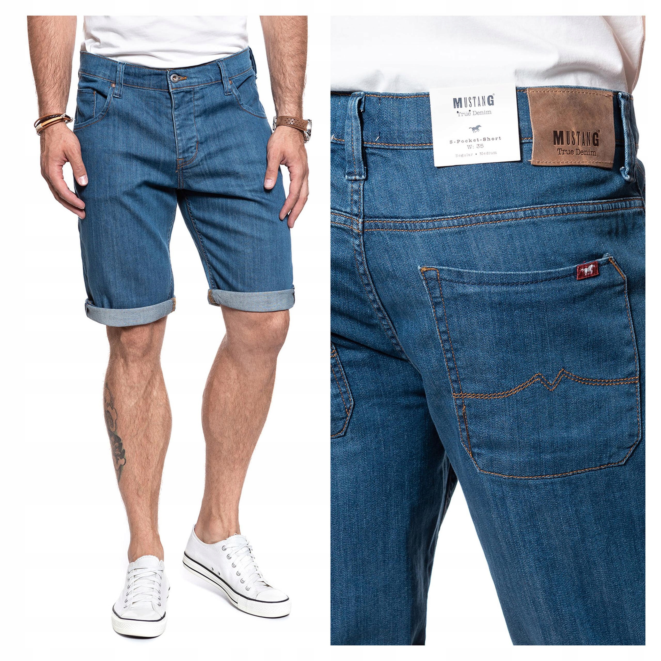 Pánské džínové kraťasy Mustang 5 Pocket Short 29