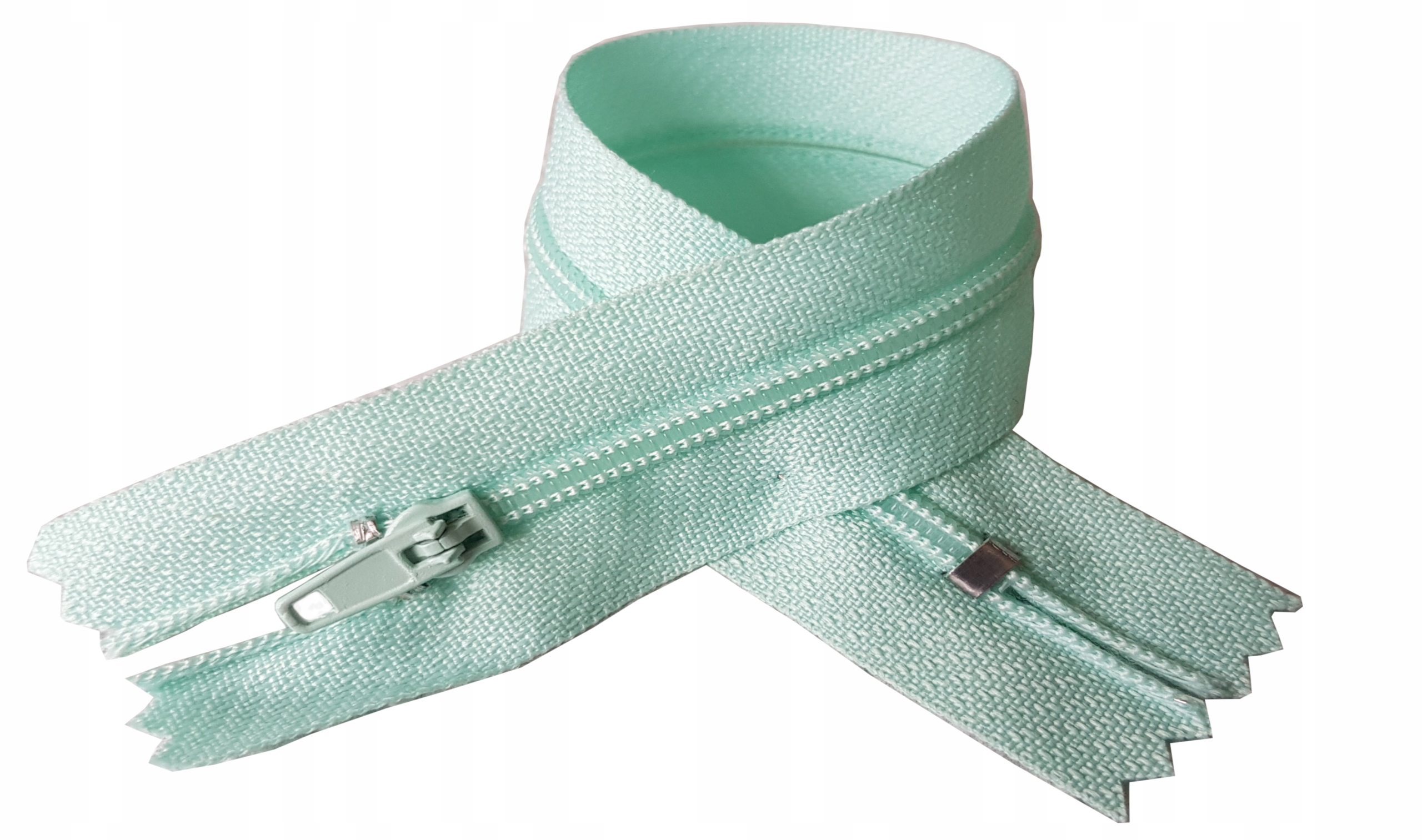 Zamek Błyskawiczny Spirala 18cm Mięta