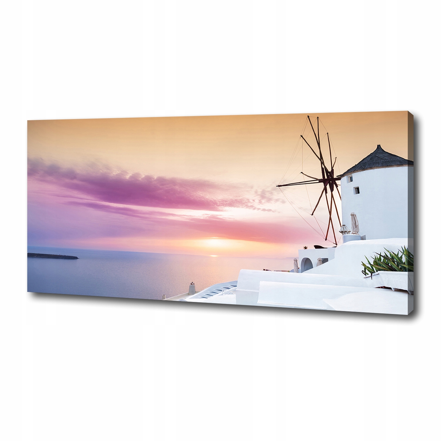 

Foto obraz na płótnie Santorini Grecja 125x50 cm