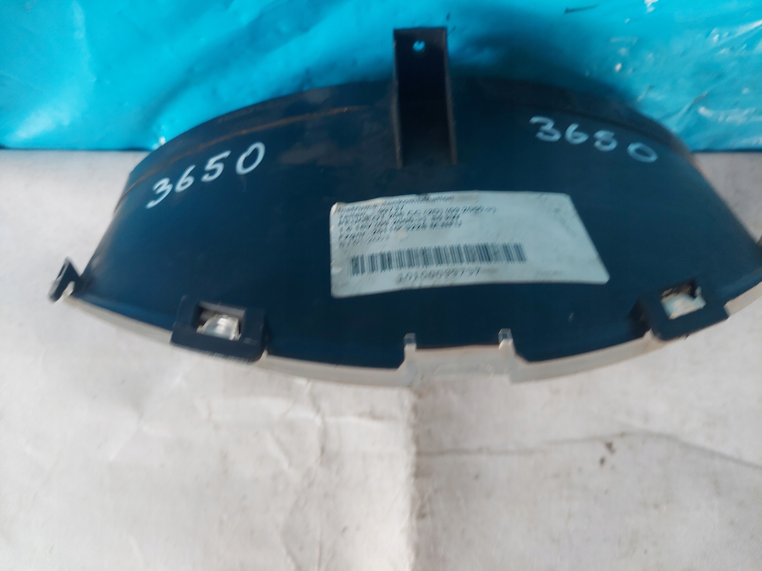 dials clock PEUGEOT 206 CC 1.6 B 9648837180