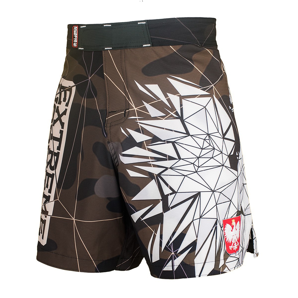 SPODENKI MĘSKIE MMA POLSKA CAMO EXTREME HOBBY XL