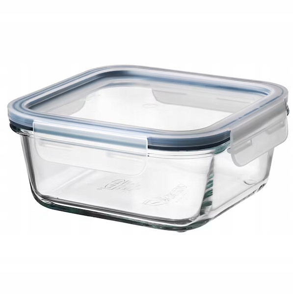

Ikea 365 Pojemnik+pokrywka kwadr szkło/plast 600ml