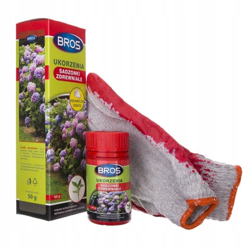 

Bros ukorzeniacz sadzonek zdrewniałych 50g+rękawic