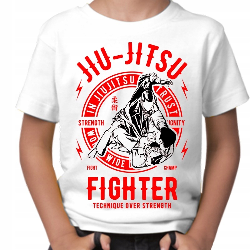 

T-shirt dla Zawodnika Fightera Jiu-Jitsu Fighter