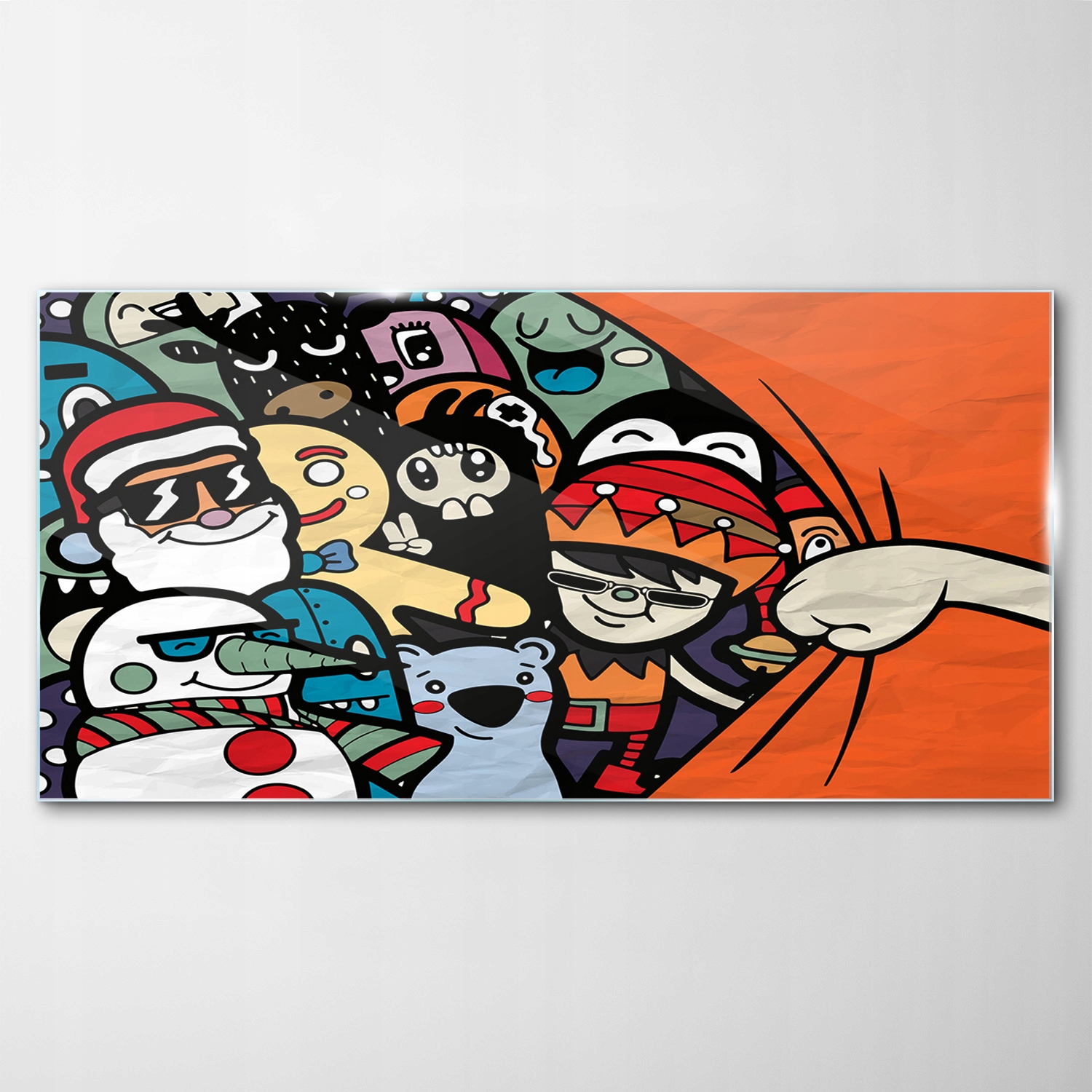 Obraz na skle Dekor Svätý Mikuláš Umenie 100x50