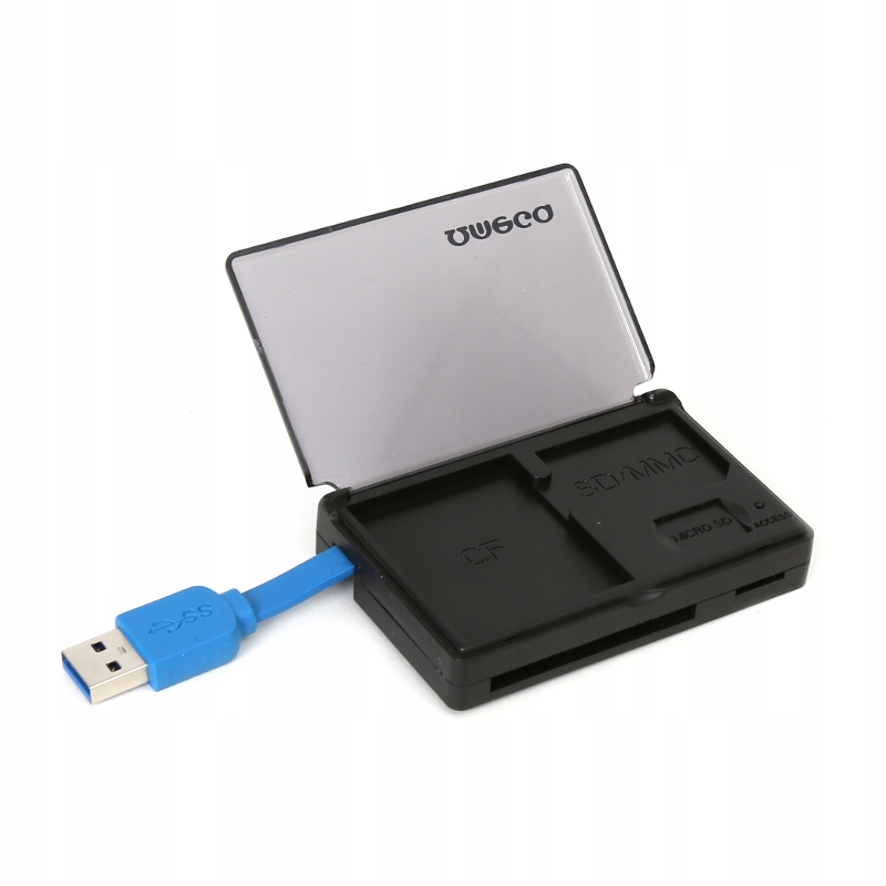 

Czytnik Kart microSDHC/SDHC/SDXC/CF Usb 3.0 Box
