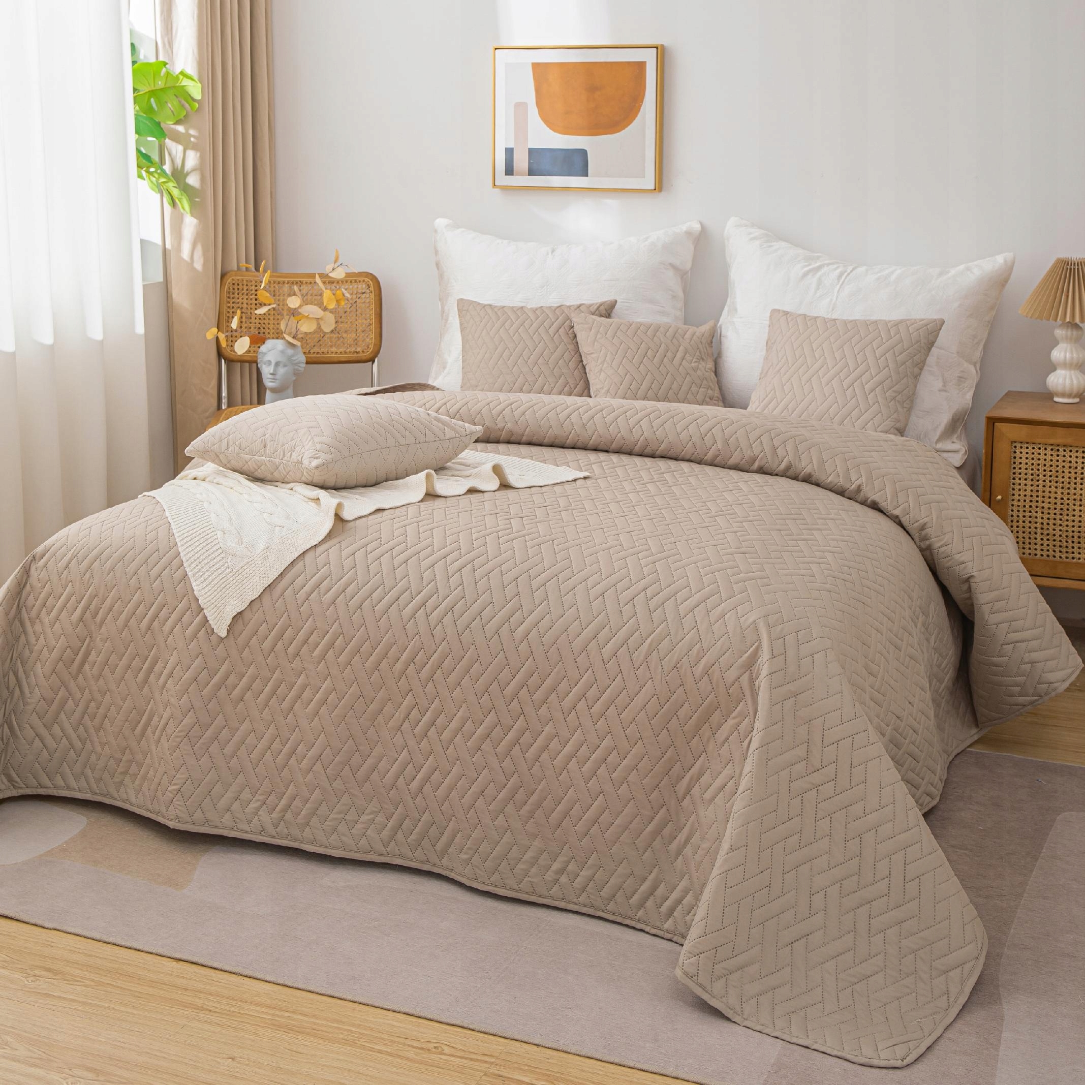 NARZUTA NA ŁÓŻKO PIKOWANA DWUSTRONNA KAPA KOC PLED DASH 240x260CM Rodzaj narzuta