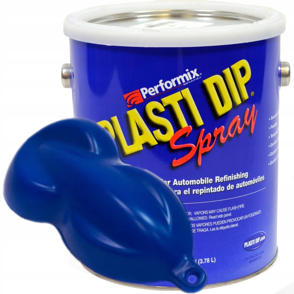 Plasti Dip Plastidip 1 Gallon 3,78L Pripravený na maľovanie Modrá modrá