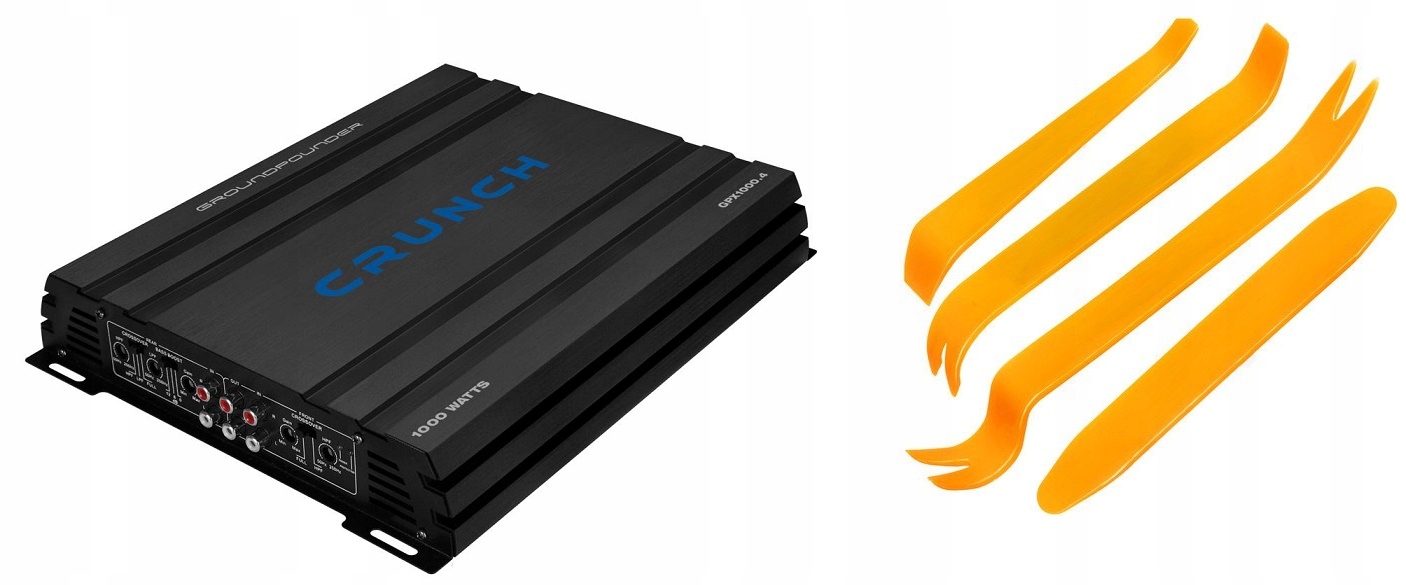 Crunch GPX1000.4 4-kanálový automobilový zosilňovač +++ kľúče na čalúnenie