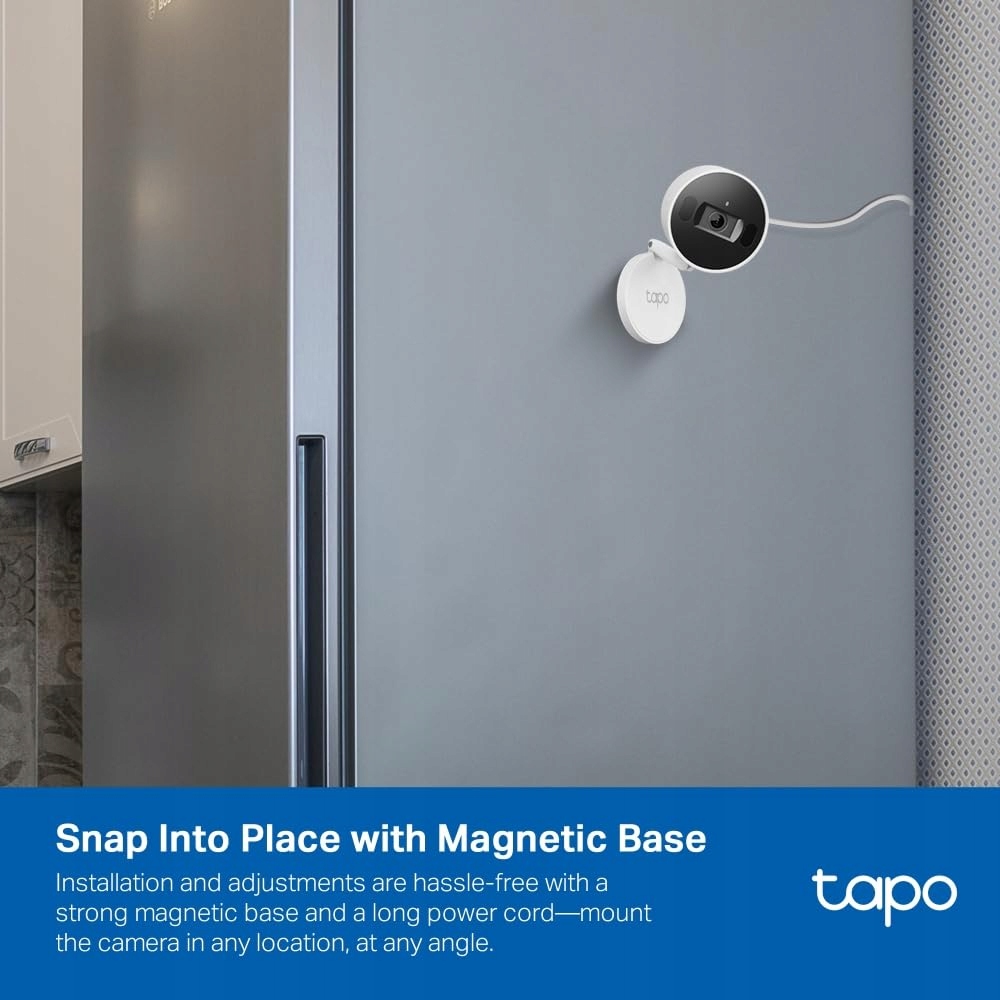 TAPO C125 Kamera Wewnętrzna 2K QHD Magnetyczna Baza HomeKit Alexa Google — miniatura 6