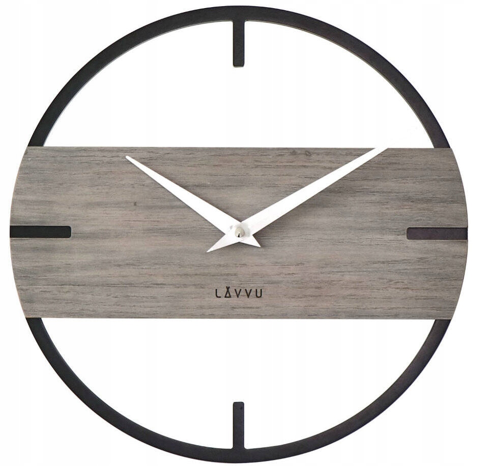 Efektné Prelamované Okrúhle Nástenné Hodiny Lavvu LCT4011 35 cm