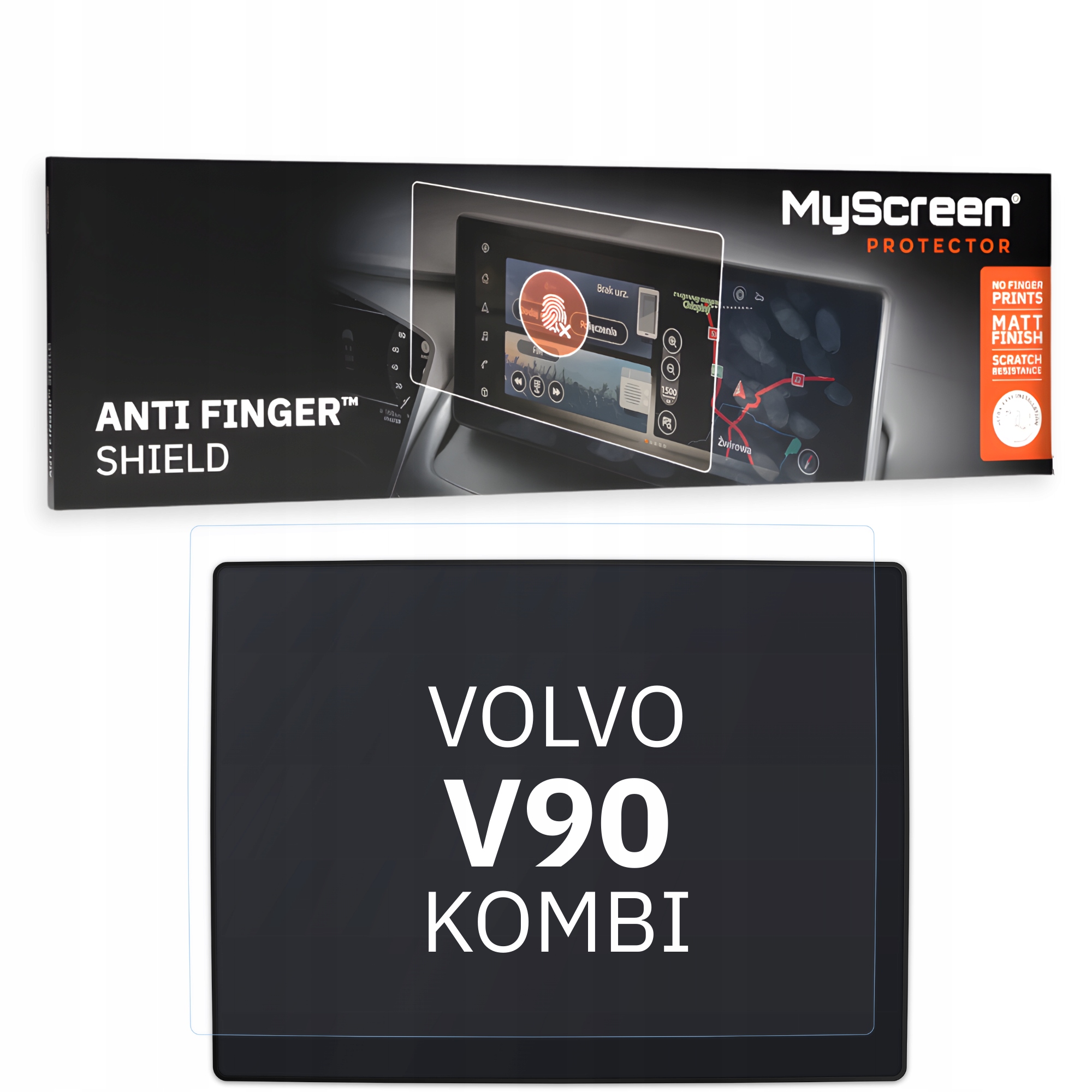 Matná fólie pro Volvo V90 Kombi 2020 9" MyScreen