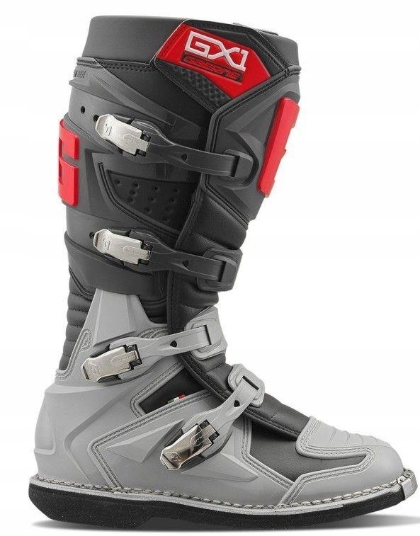 Gaerne Crossové/enduro Topánky Model GX-1 Goodyear Anthracite/grey/červená Farba Antr