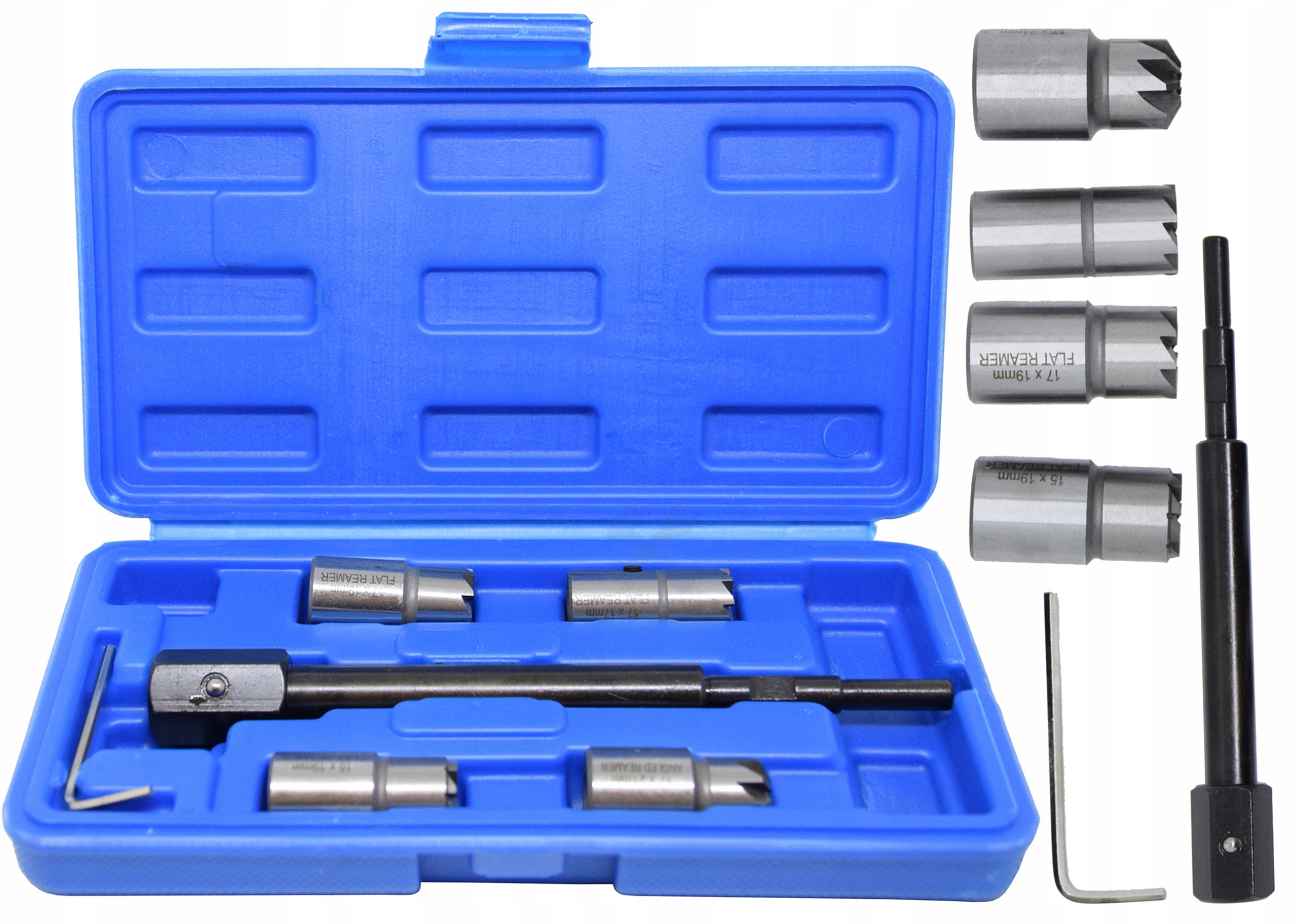 Frezy Do Czyszczenia Gniazd Wtryskiwaczy Diesel Common Rail 15-19 MM 5 El.