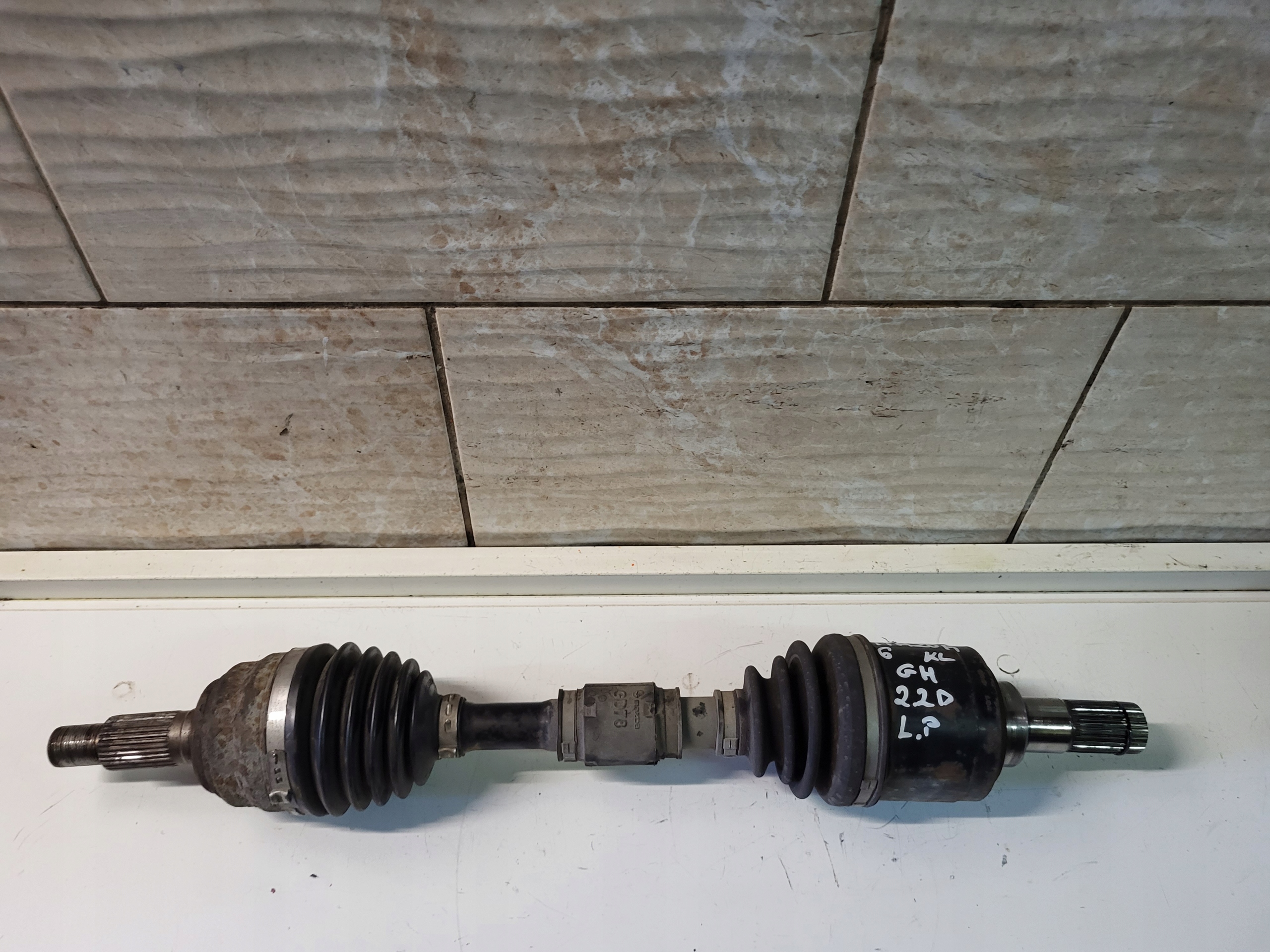 semi-axis left short. MAZDA 6 II GH 2.2 CITD