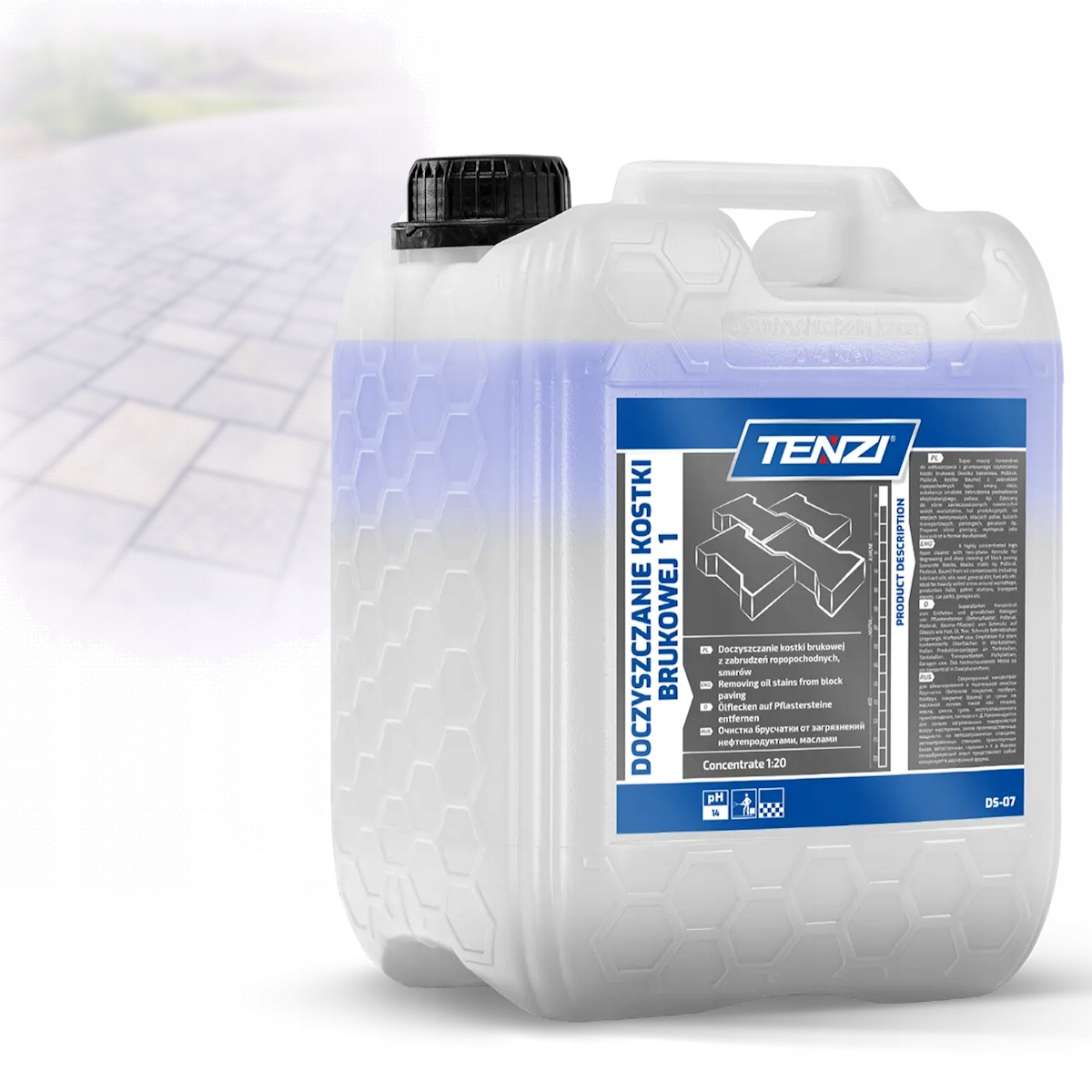 Tenzi Koncentrat środek Doczyszczanie mycie kostki brukowej 5L