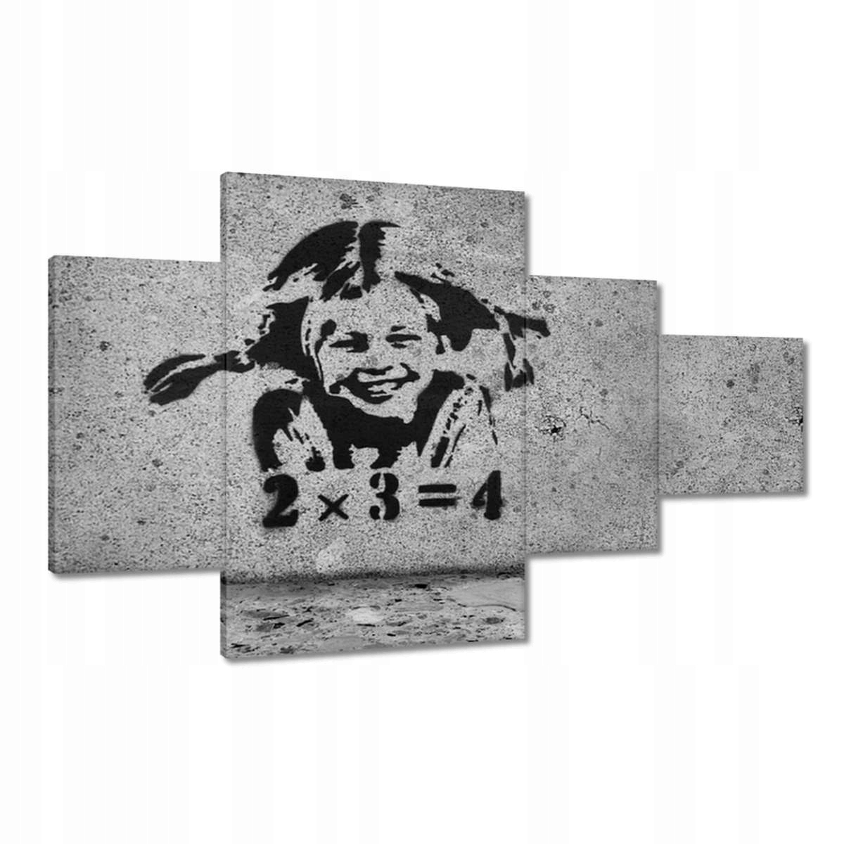 Obrazy 130x80 Banksy Dívka Pihy