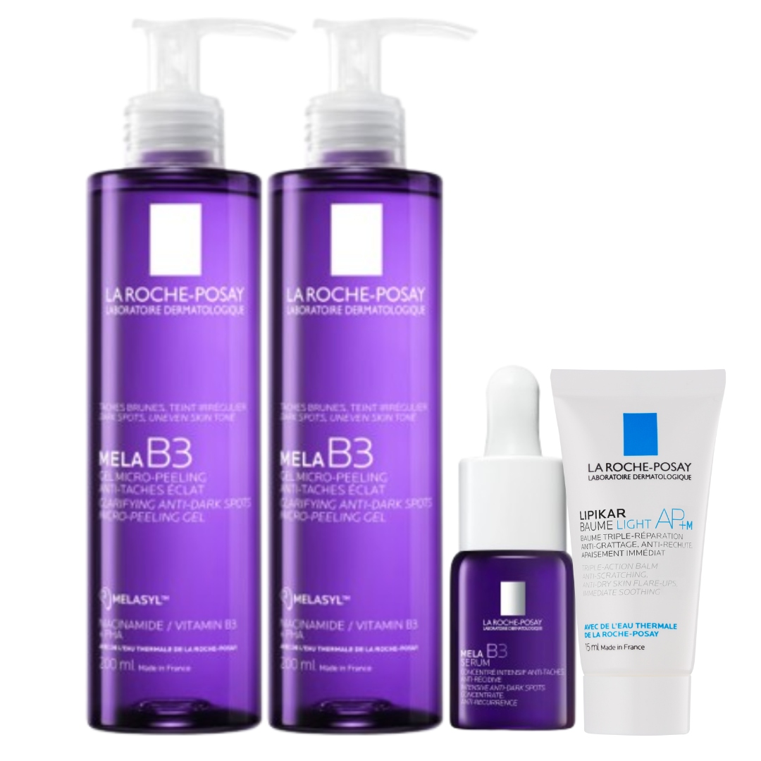 Żel oczyszczający do twarzy La Roche-Posay Mela B3 200ml Zestaw 2-pak