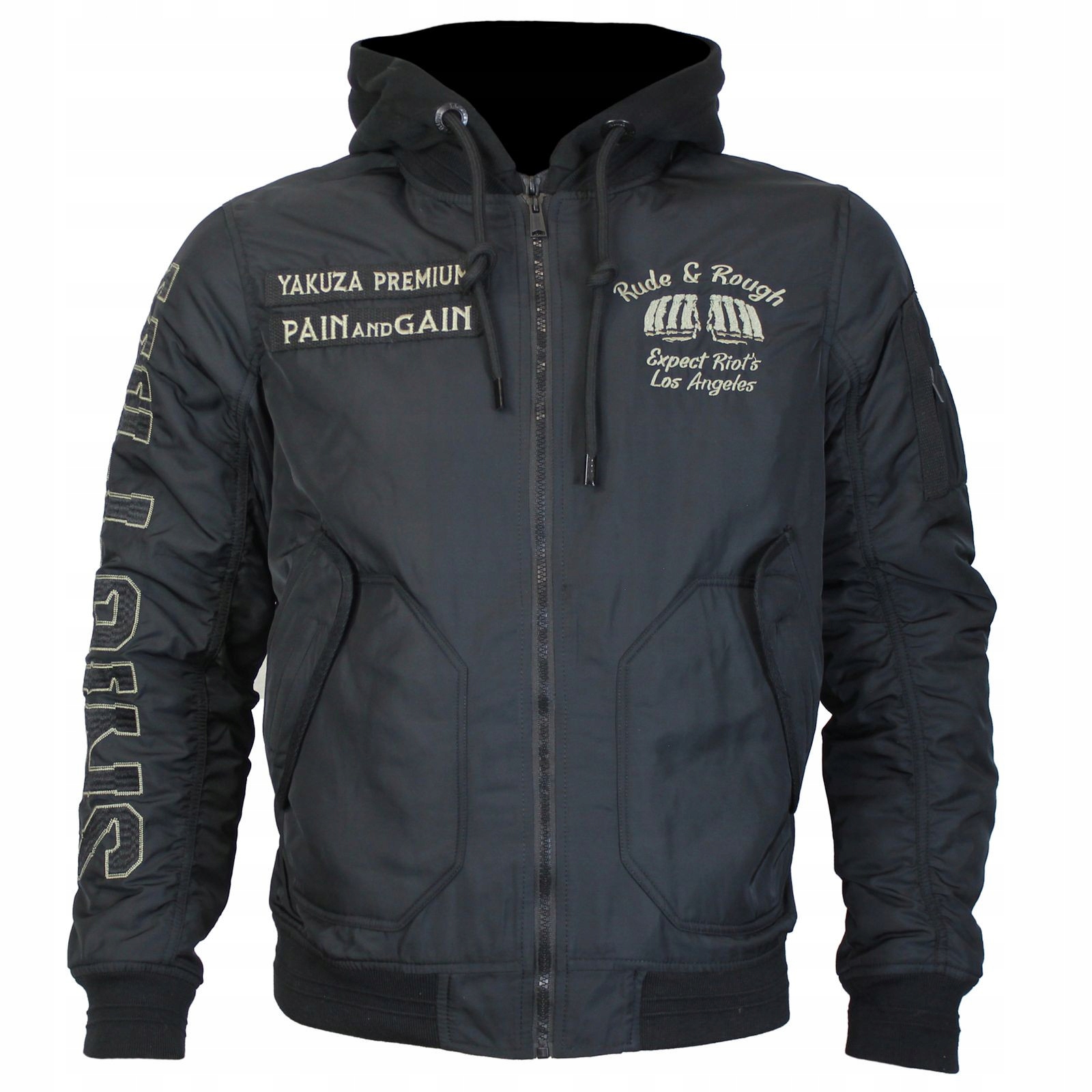 Yakuza bunda pánská 3960 bomber 5XL černá