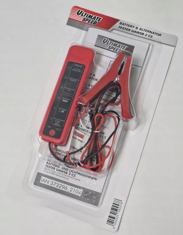 ULTIMATE SPEED TESTER AKUMULATORA ALTERNATORA UAWSB 2 C2 EAN (GTIN) 4055334594578