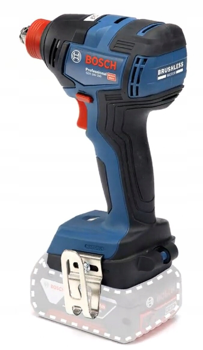 Klucz udarowy BOSCH GDX 18V-200 Professional Zasilanie akumulatorowe