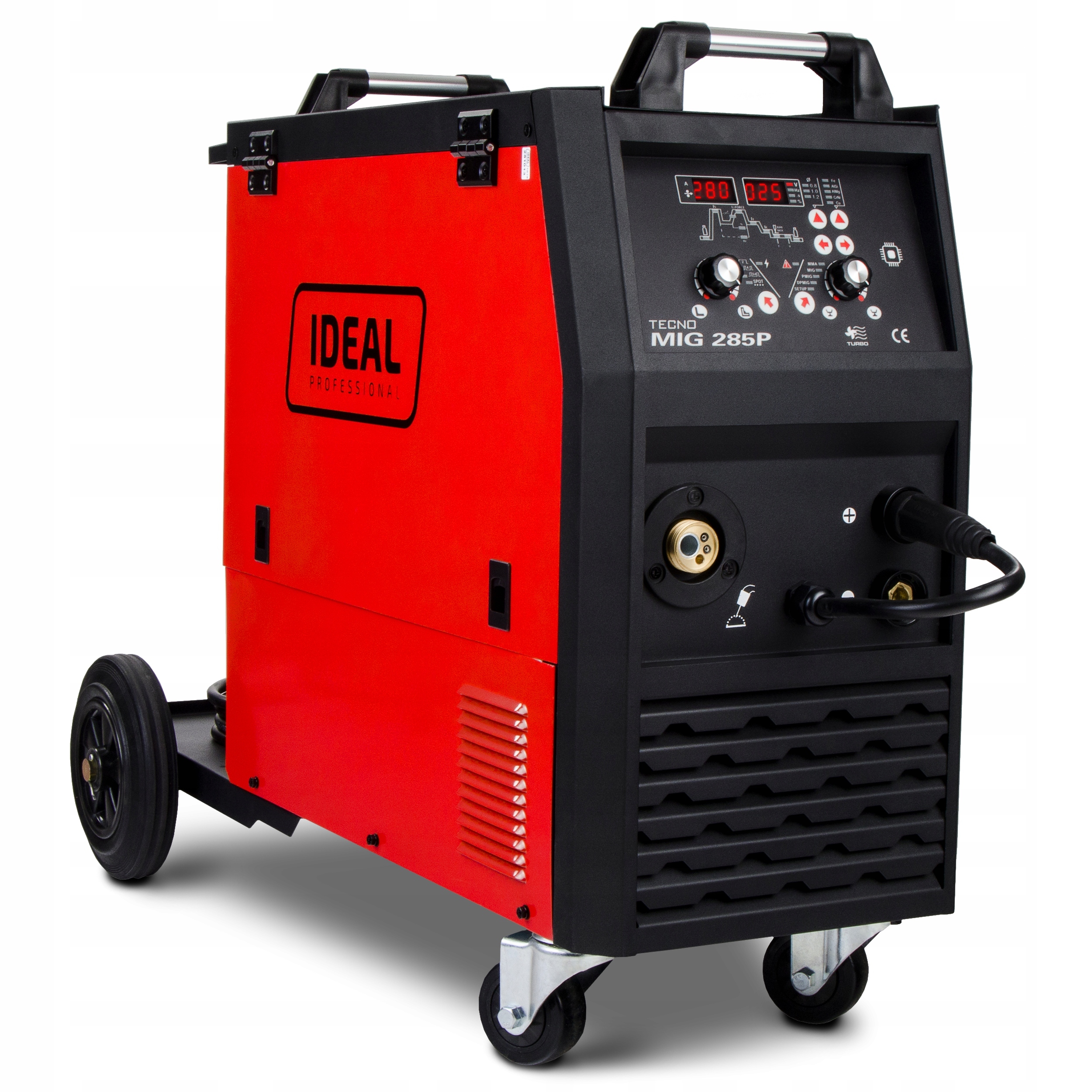 SPAWARKA INWERTOROWA IDEAL TECNO MIG 285P PULSE SYNERGIC MAG MMA 400V 280A Rodzaj spawarka inwertorowa