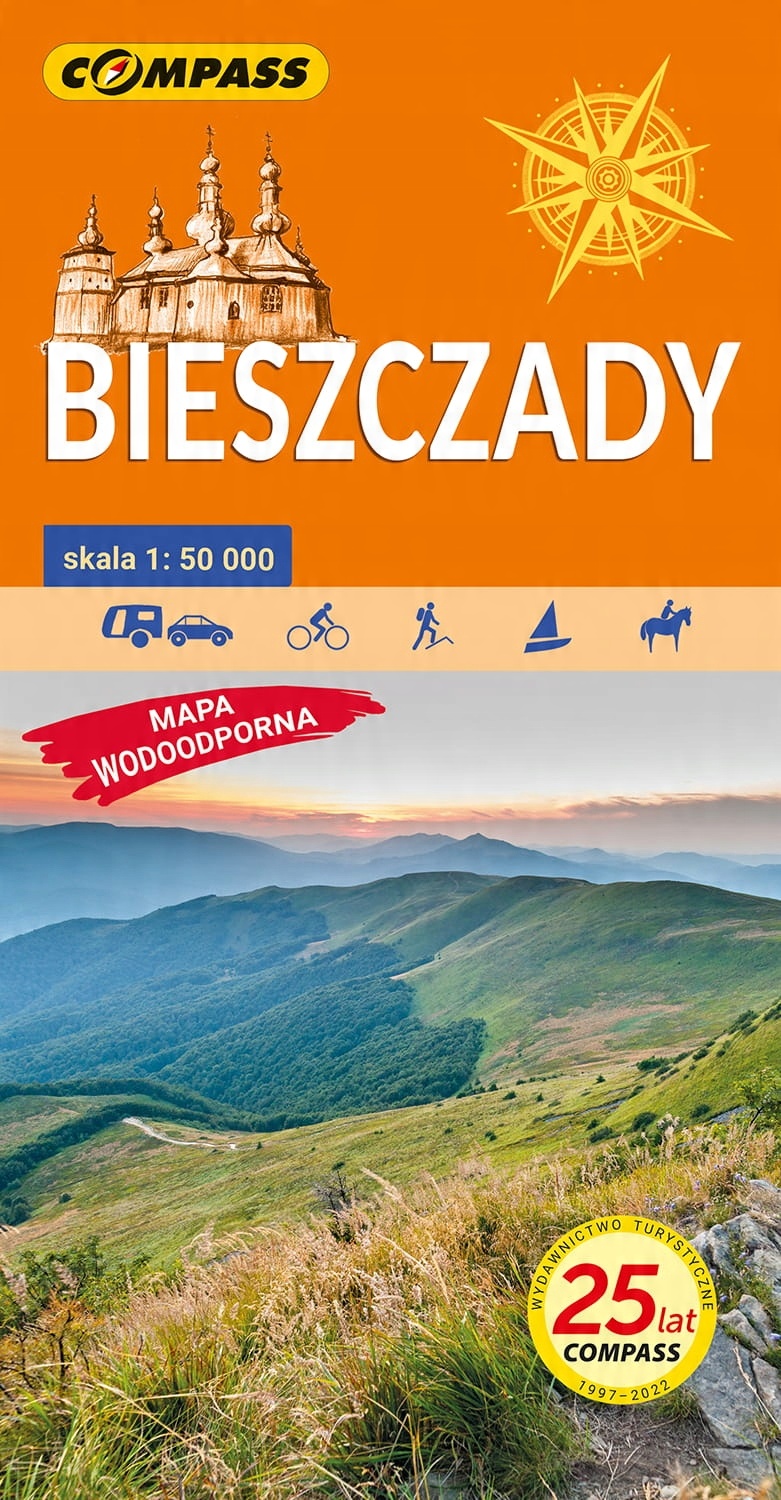 

Bieszczady Wetlina Cisna Mapa Laminowana Compass