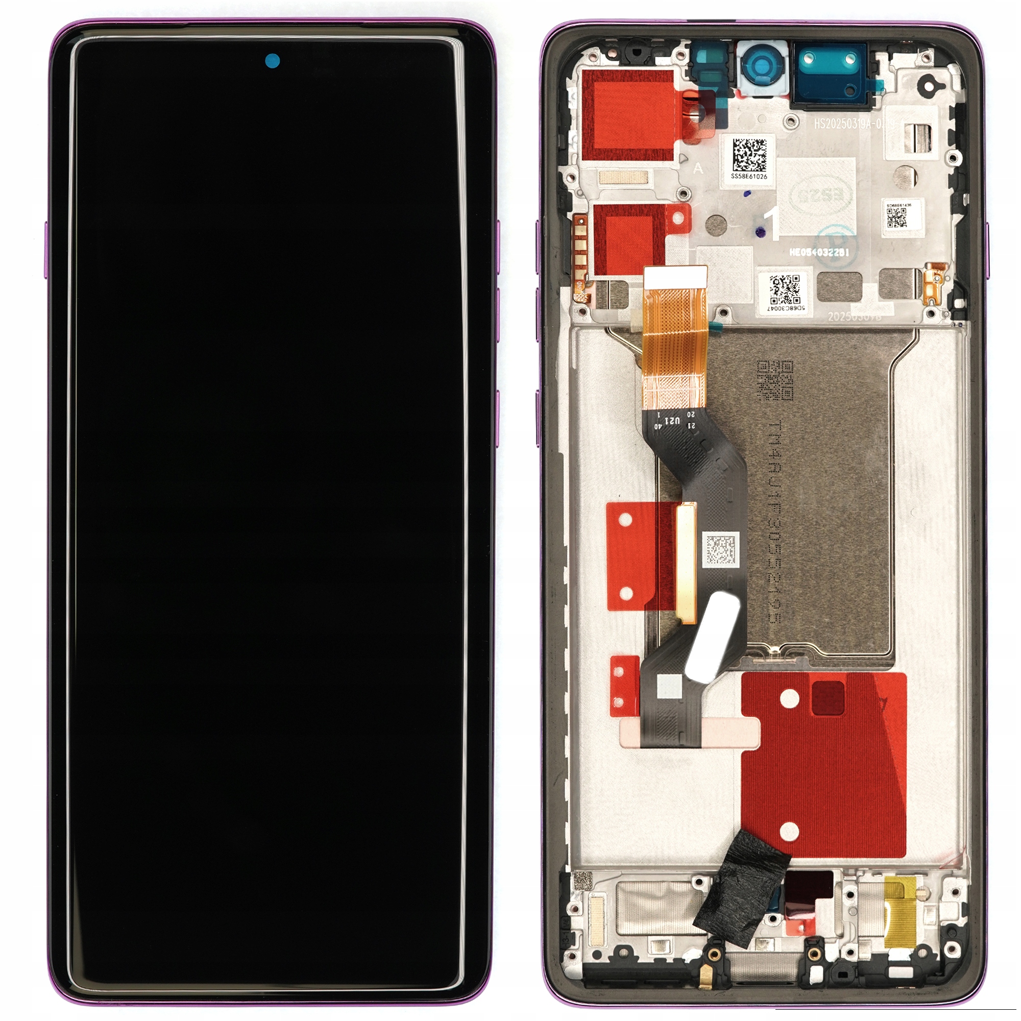 Nowy Ekran LCD Motorola Edge 60 Pro XT2507-1, XT2507-2 Z Ramką