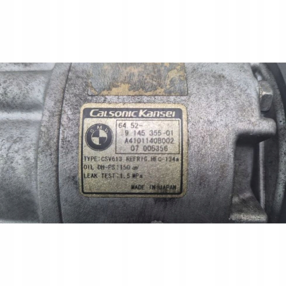 BMW 3 E90 E91 323i N52 compressor of the air conditioning 9145355