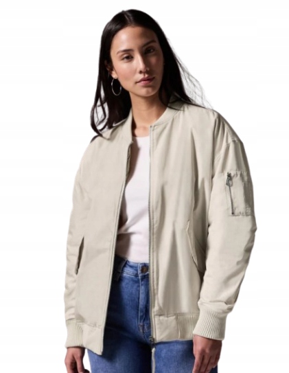 Street One Studio Dámská Béžová Bunda Bomber Zip 34 Jsb