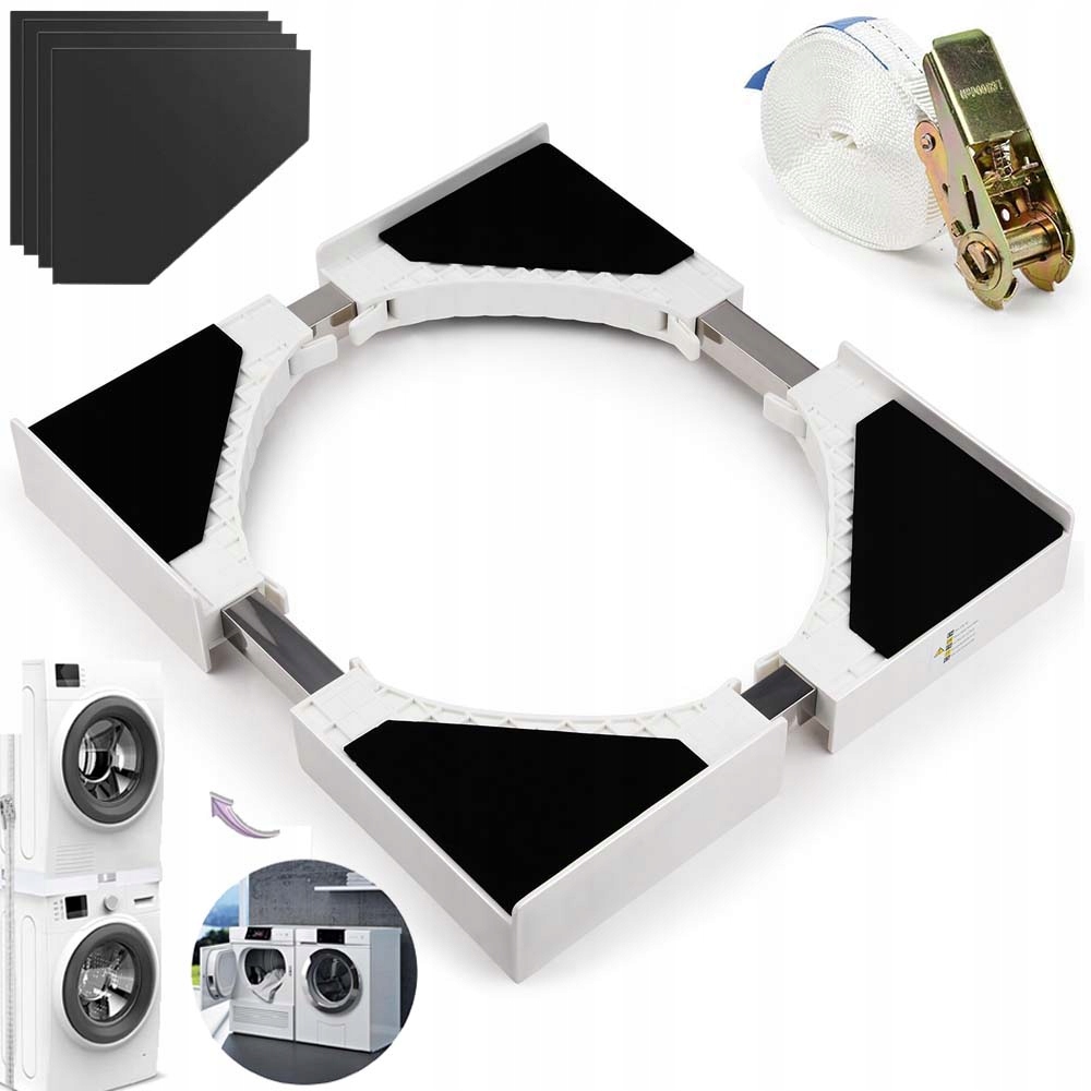 Łącznik Pralki Z Suszarką Uniwersalny Antypoślizgowe Regulowany 46-66CM