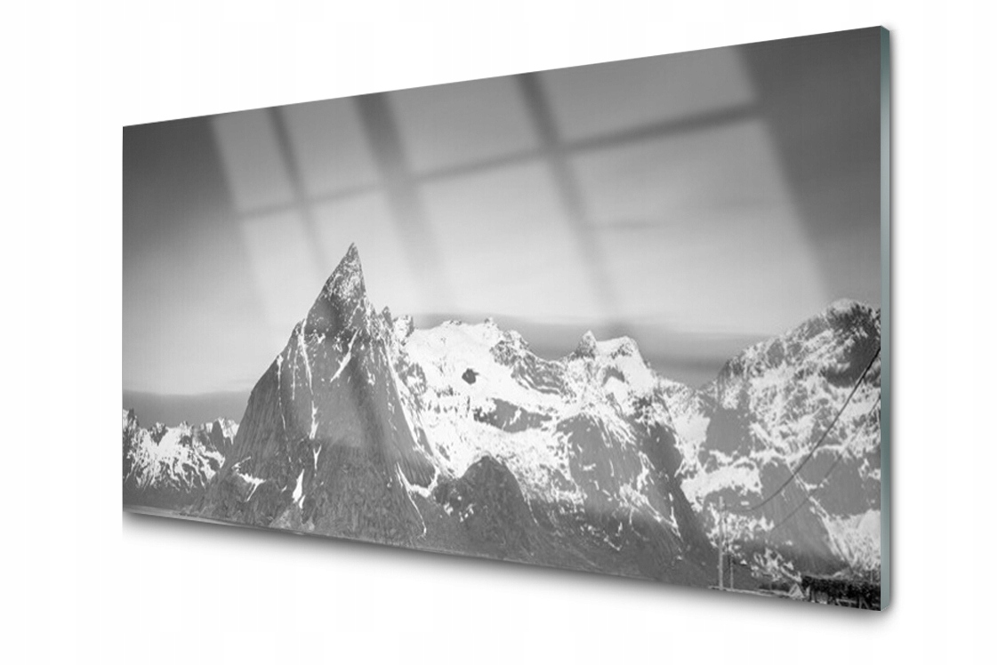 

Panel szklany dekor Góry Dekor 120x60 + Klej