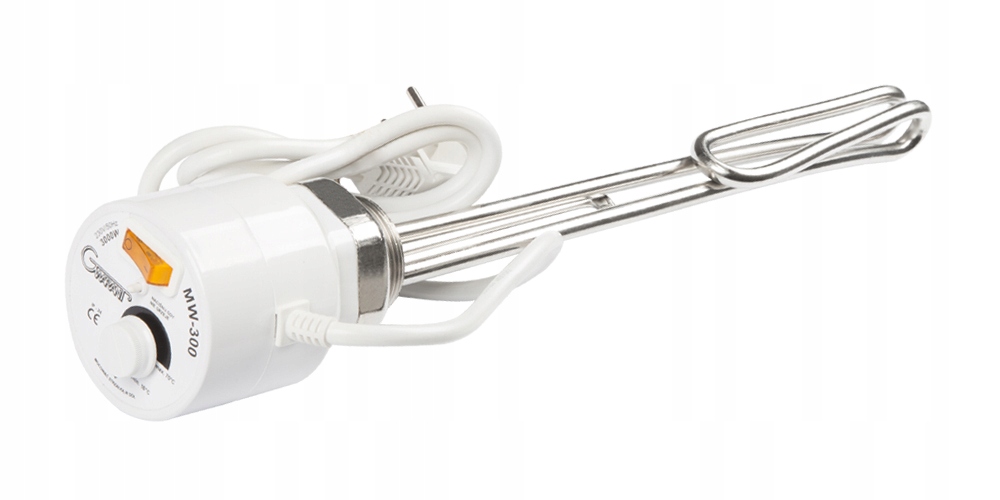 Ohřívač Bojleru Bufora S Termostatem 2kW 2000W 5/4'' S Vypínačem