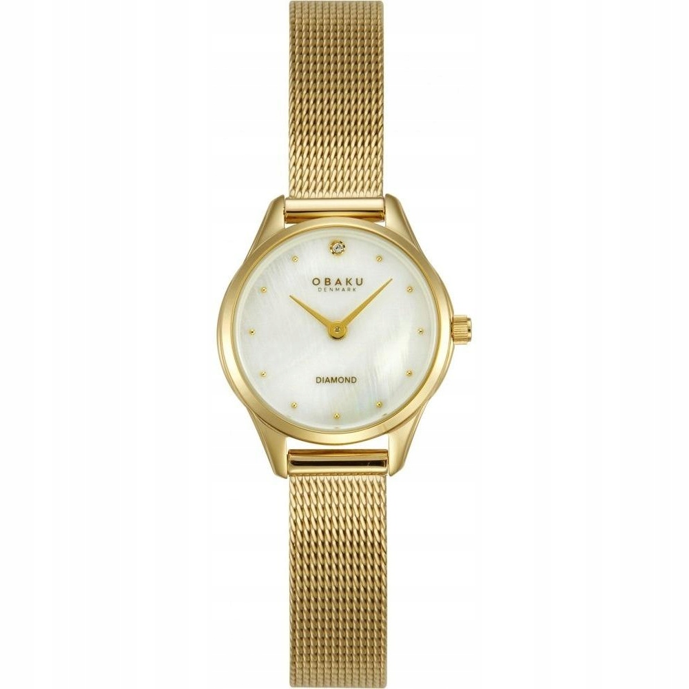 Dámské hodinky Obaku Denmark V297SXGWMG zlaté