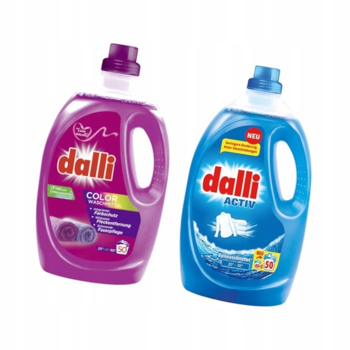 Levně Gel prádla Dalli barva bílá 2x 2,75 l