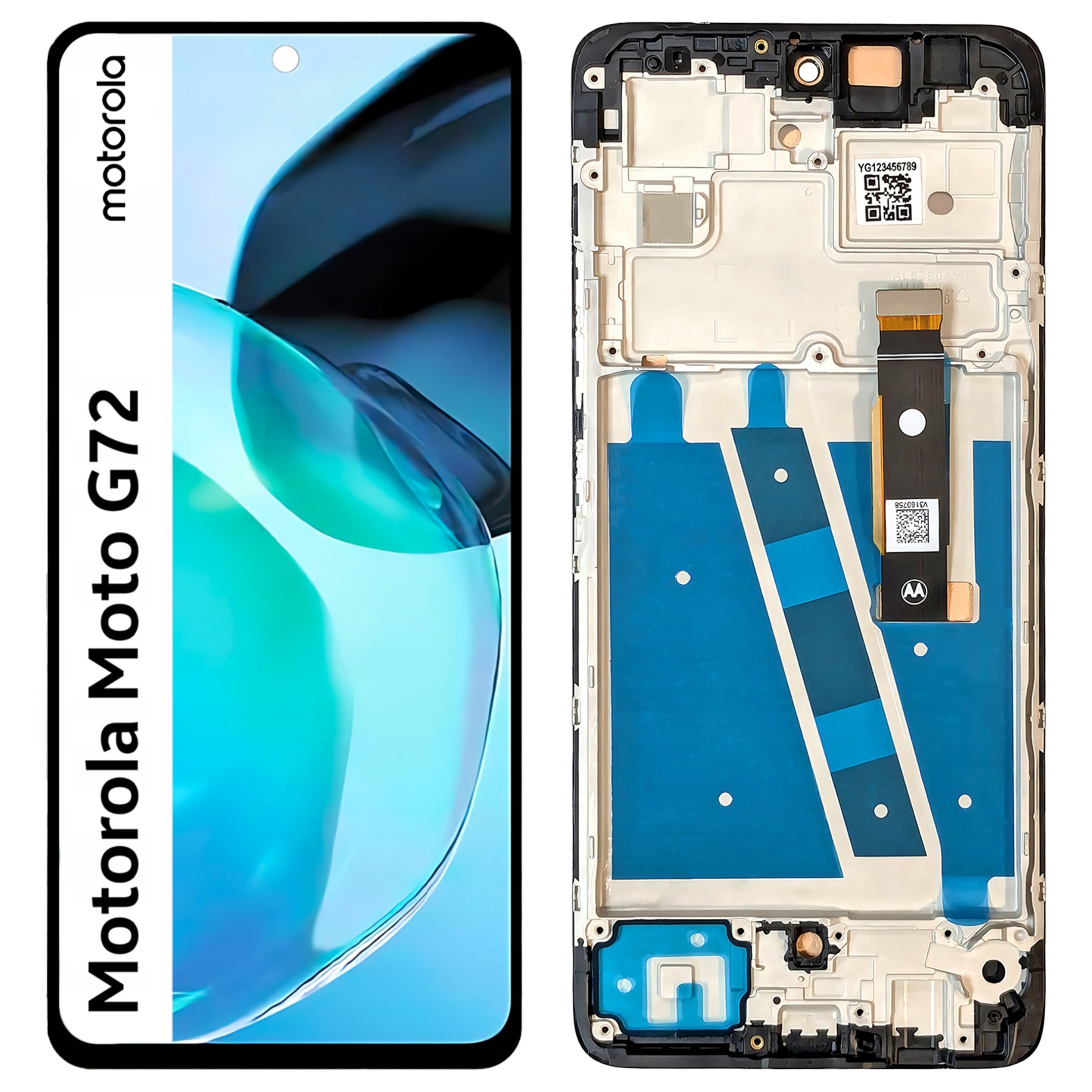 Displej pro Motorola Moto G72 LCD displej Incell Rámeček Zila XT2255-1