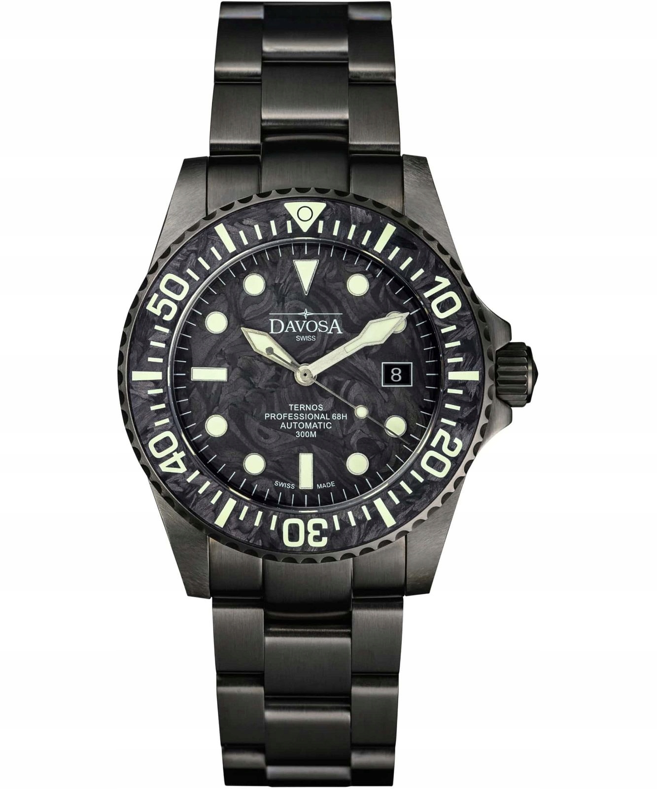Pánské hodinky Davosa Ternos Professional 68H Carbon Limited Edition