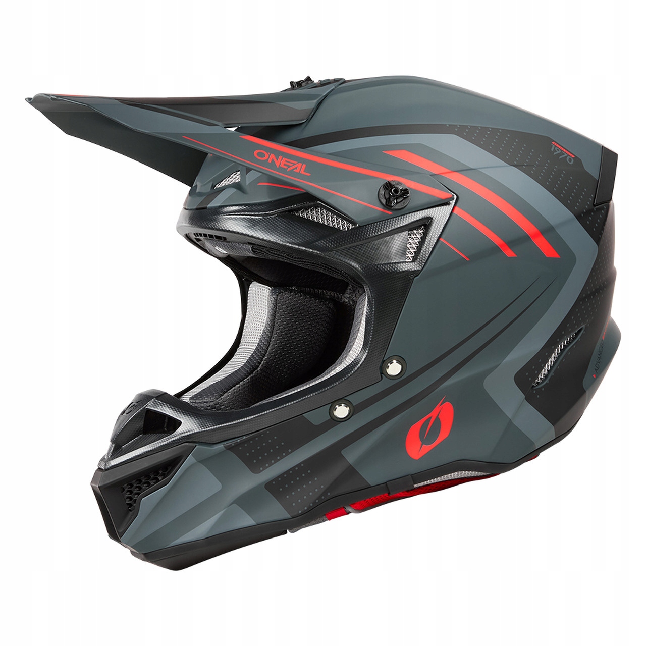Helma O'Neal 5SRS Spike gray/red matt L