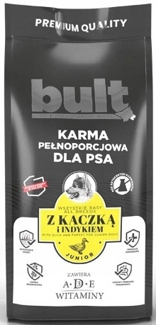 Sucha karma dla psa szczeniak Junior Bult kaczka indyk 12 kg