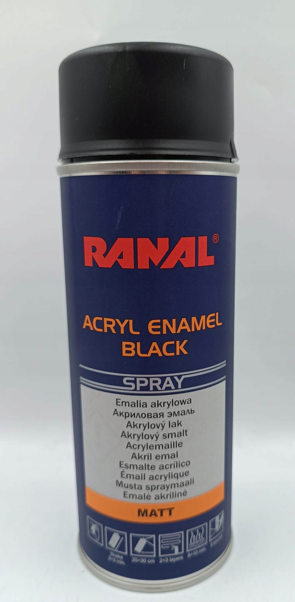 

Lakier czarny mat spray 400ml