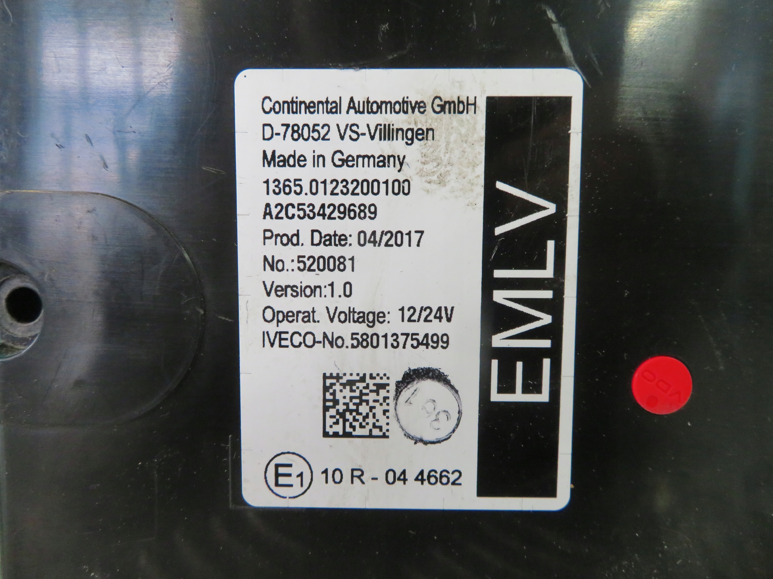 MODUL STEROWNIK ECU 5801375499 IVECO DAILY 17R Car type Cargo vans
