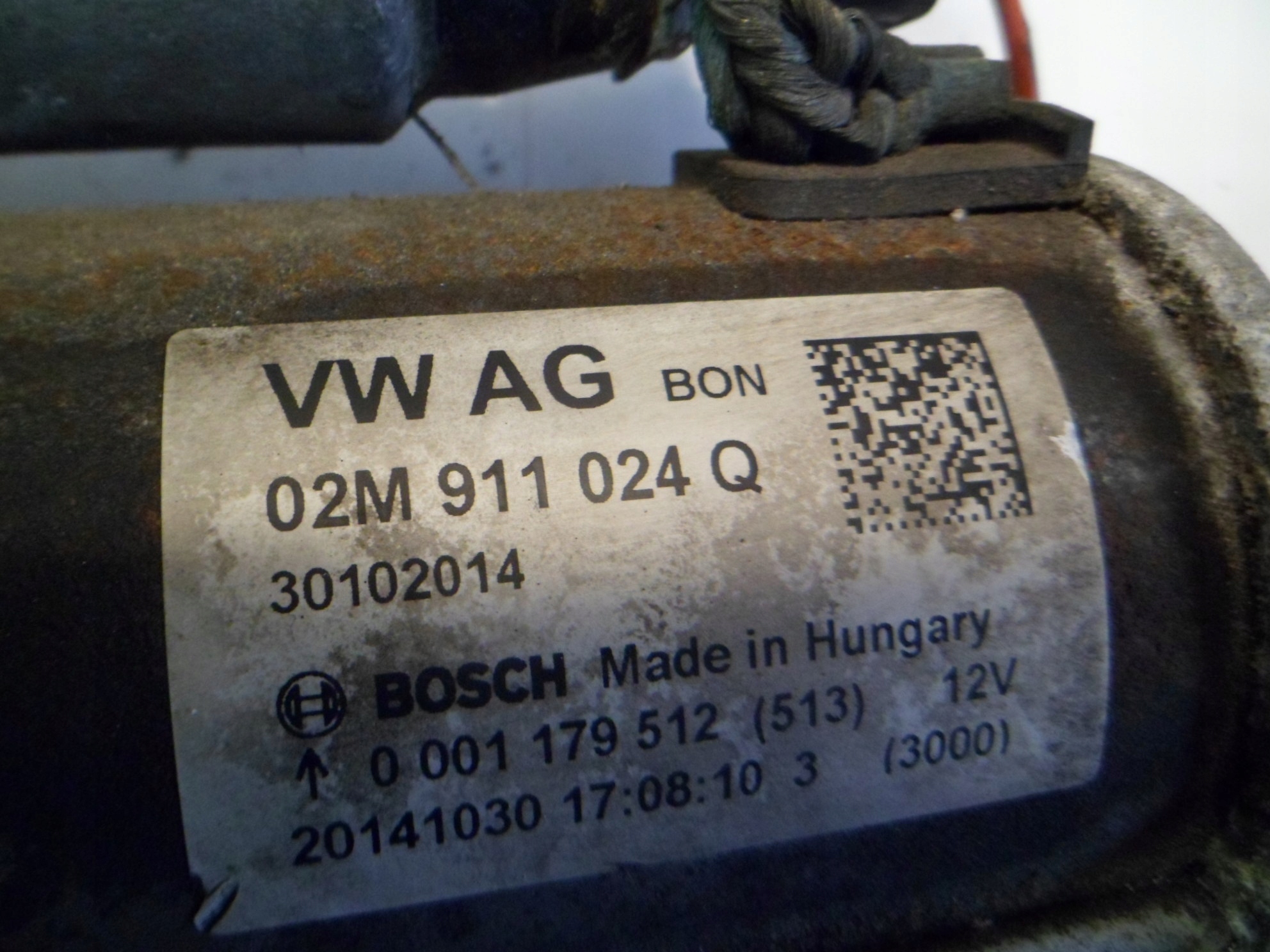 VW SKODA AUDI SEAT 1.2 starter 02M911024Q