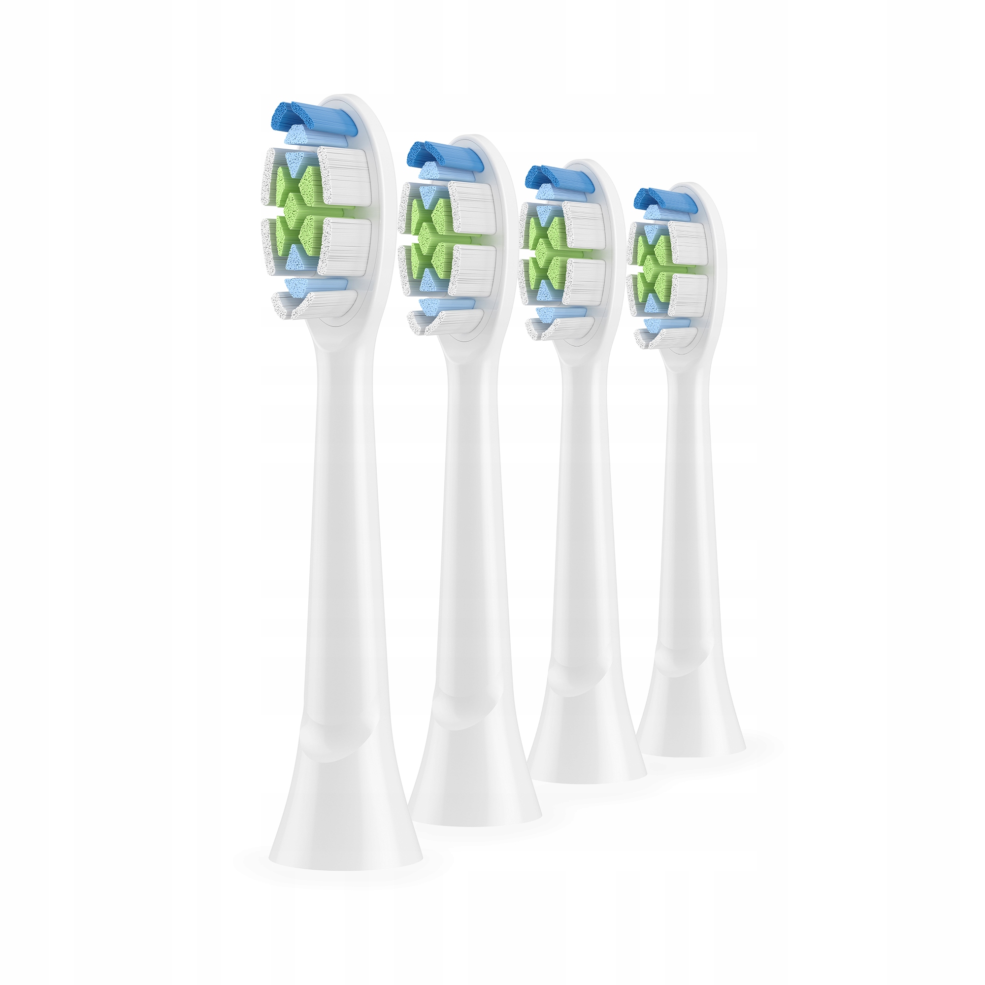 Końcówki Ultrasonic do Philips Sonicare W2 Optimal White, 4 szt., białe