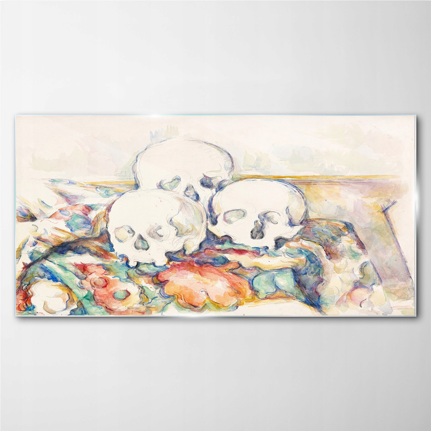 

Obraz szklany Martwa natura trzy czaszki 140x70 cm