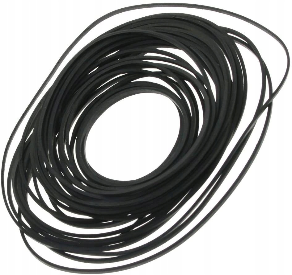 50SZT PASKI NAPĘDOWE DO MAGNETOFONU RADIA WIEŻY KOMPLET CZARNY Producent inny