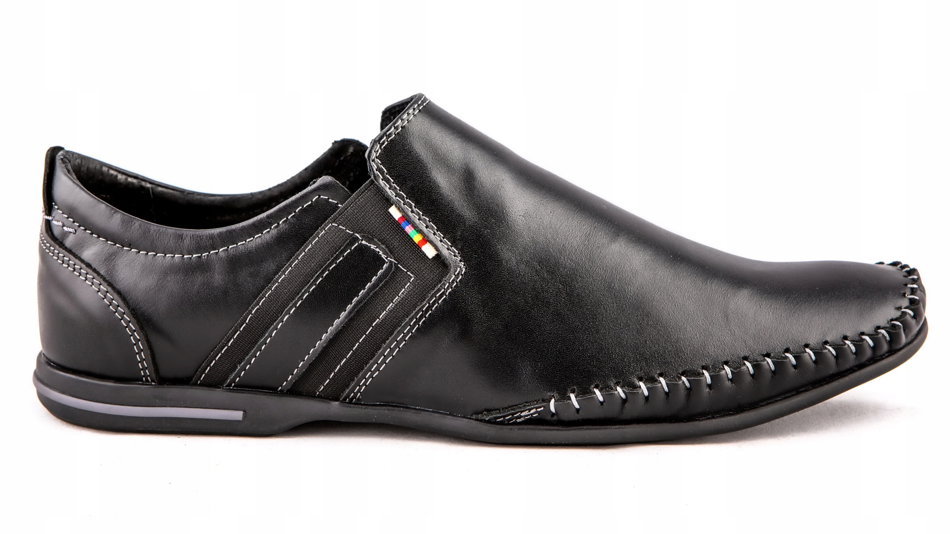 

Mokasyny męskie Polskie buty skórzane szyte 40