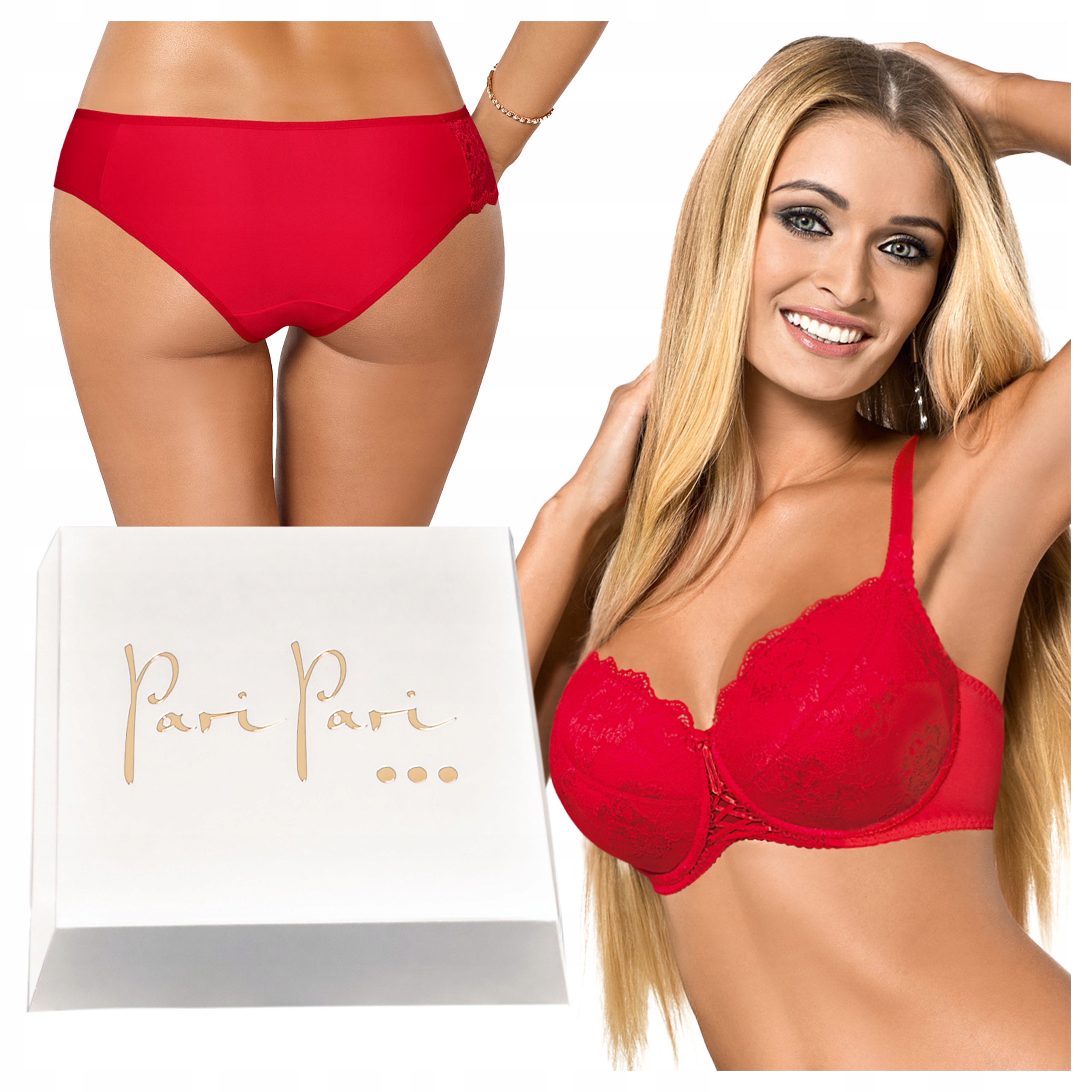 Komplet dámského spodního prádla Sexy podprsenka Push Up kalhotky jako Dárek 80E+L