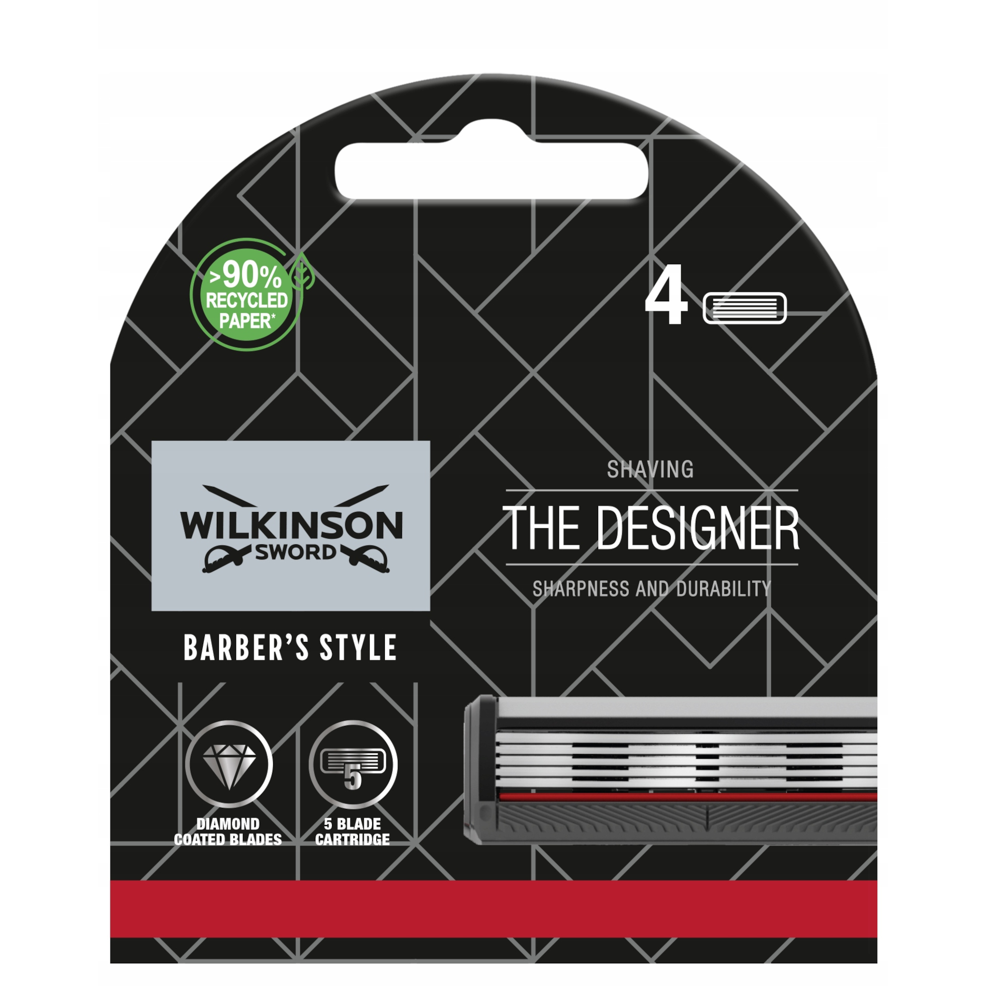 

4x Wkłady Wilkinson Barber's Style The Designer