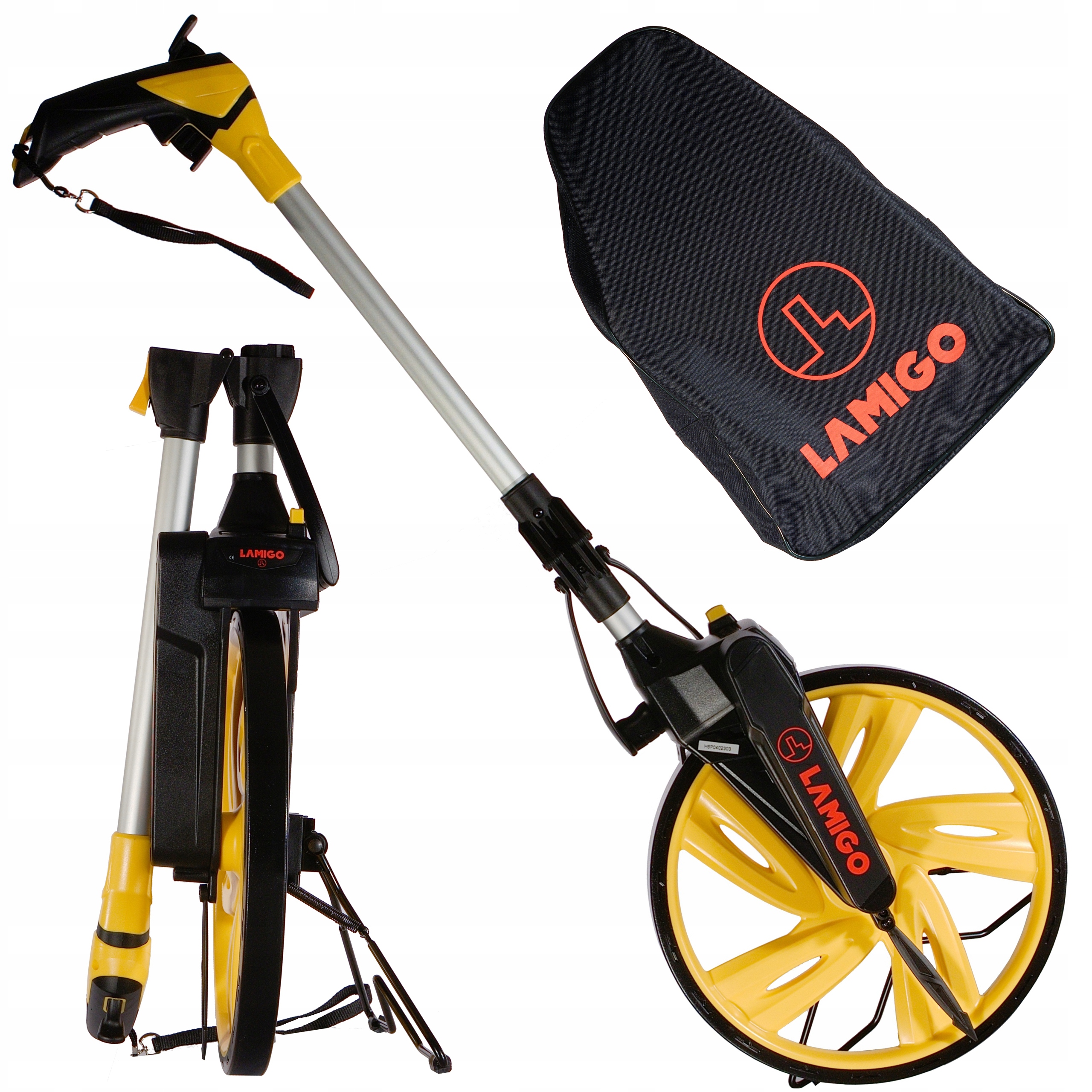 Mechanický dálkoměr Lamigo DM-12 pro měření vzdálenosti Stavební silniční