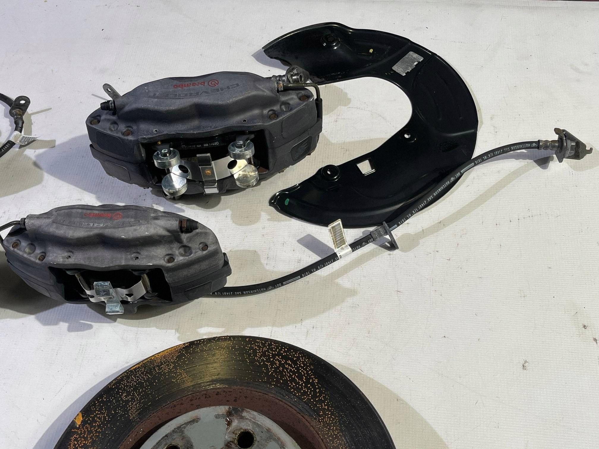 Hamulce Brembo calipers discs brake Chevrolet Camaro SS 6.2 2009-2015